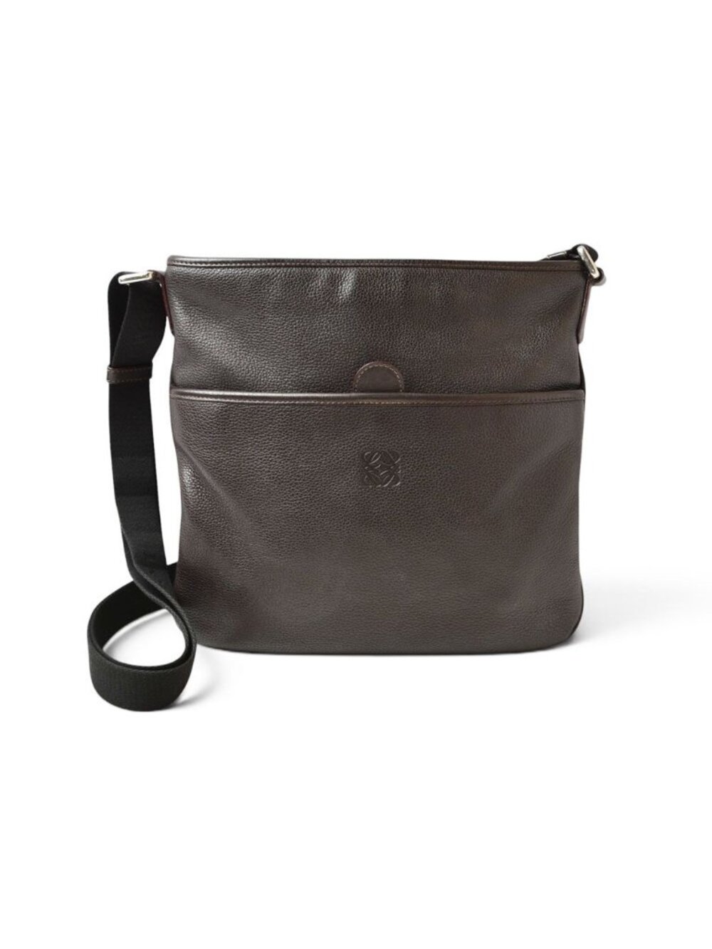 Loewe Shoulder Bag Vintage Leather Dark Brown